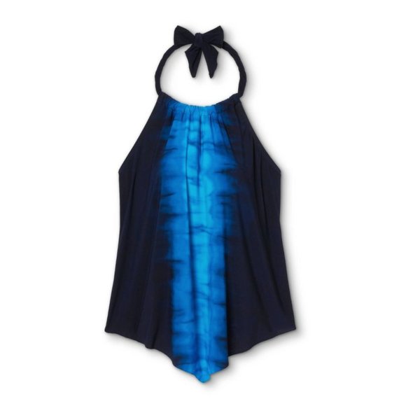 Aqua Green Swim Aqua Green Blue Ombre And Black Tankini M Nwt